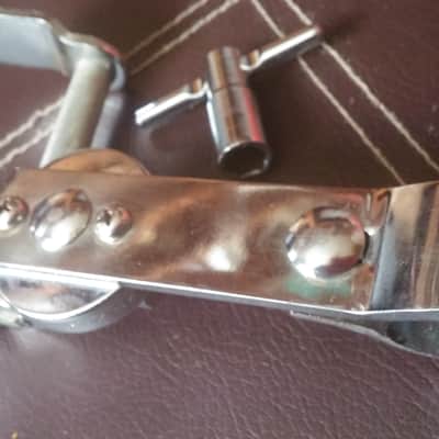 Star Hoshino JAPAN Vintage Consollete Tom ARM Mount RARE Double OR Single Slotted  Clip Spade BONUS KEY image 8