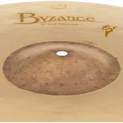 Meinl Byzance Sand Thin Crash 18", B18SATC, Benny Greb, Vintage - Crash Cymbal image 2