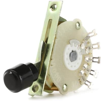 Immagine ORIGINAL FENDER 4 WAY PICKUP SELECTOR SWITCH FOR FENDER TELECASTER WITH TIP CAP - 1