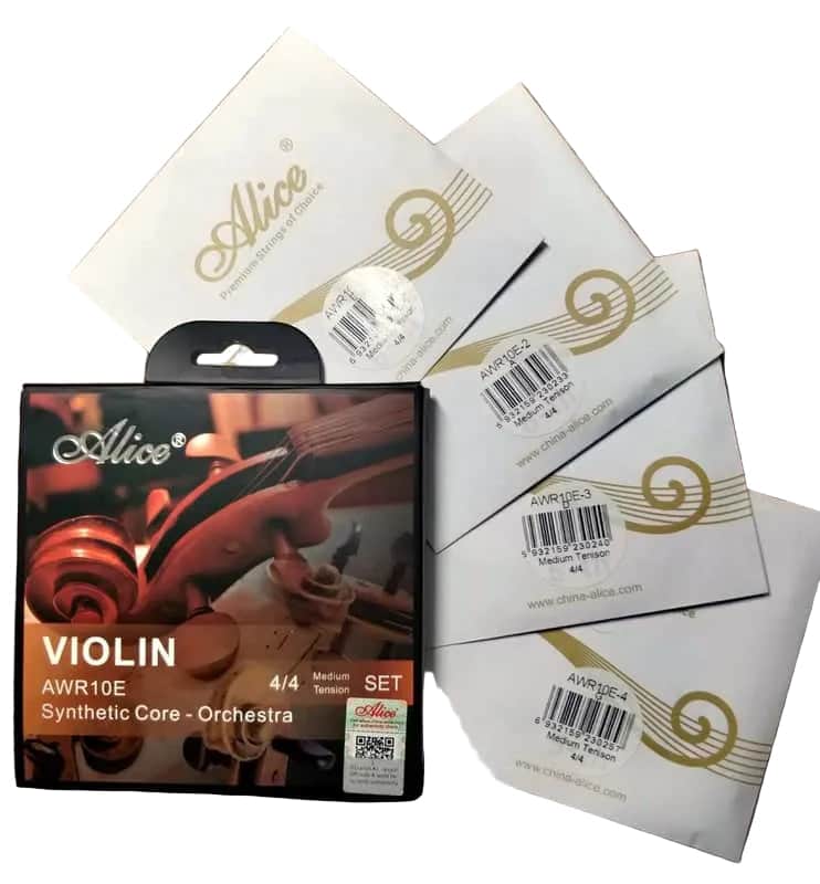 Alice AWR10E Violinsaiten 4/4 – Saiten Satz für Geige image 1