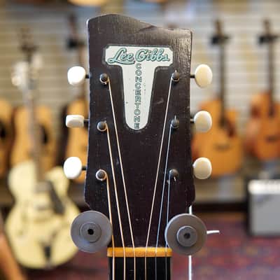 Lee Gibbs USA Concertone Archtop Acoustic Guitar Late 1950s Gold Burst w/Chipboard Case image 7