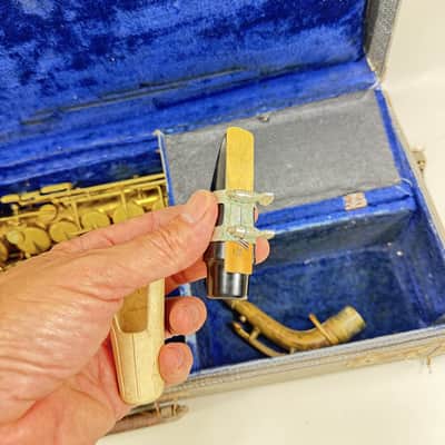 Vintage York Alto Saxophone 60s - Lacquer AS-IS For Clean Up image 8