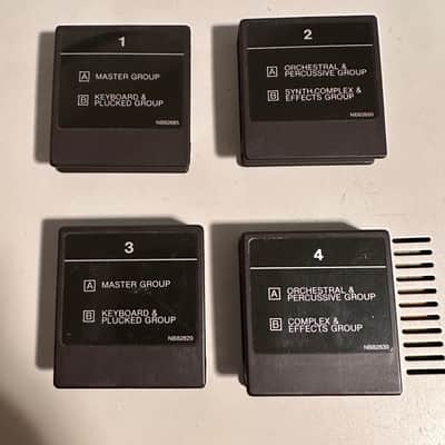 Yamaha DX7 Data ROM Cartridge Set 1 - 4 image 2