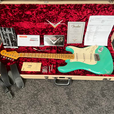 Fender Custom Shop '57 Startocaster Heavy Relic 2010r - Sea Foam Green image 1