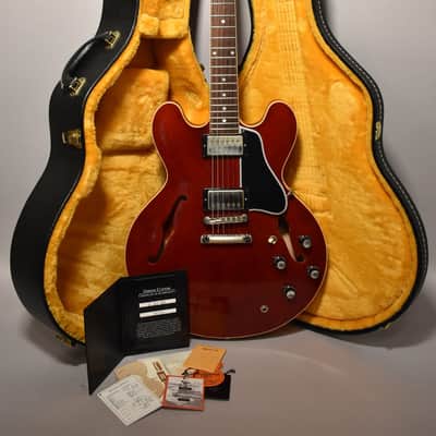 2022 Gibson Custom '61 ES-335TDC Dot Reissue Cherry w/OHSC image 1