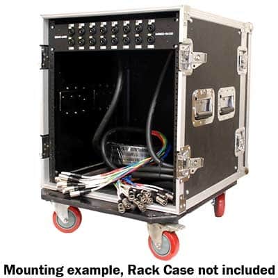 16 Channel XLR TRS Combo Splitter Snake Cable Two 15' XLR trunks - Rack Mounts image 6