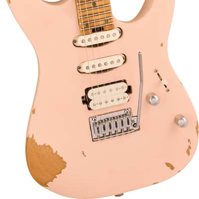 Charvel Pro-Mod Sig Rick Graham DK24 2PT CM Worn Shell Pink with Bag image 3