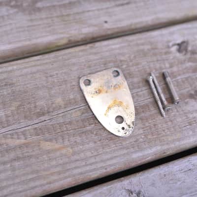 1972 Vintage Fender Stratocaster ~Chrome Neckplate~ with Screws 1970's Strat Guitar image 5