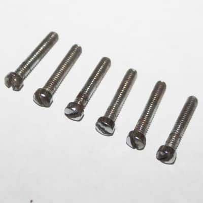 Vintage 1970's Gibson Patent Number Pickup Pole Pieces Chrome image 3
