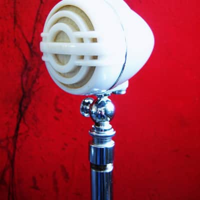 Vintage 1960's Kent M-20 crystal bullet microphone High Z Harp w Atlas stand Olson Lafayette Aiwa Philmore image 6