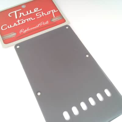 True Custom Shop® 1 ply Matte BLACK 6 Hole Tremolo Cover for Fender Stratocaster image 2
