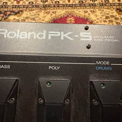 Roland PK-5 Dynamic MIDI Pedal Controller 1990 - 2005 - Black image 2