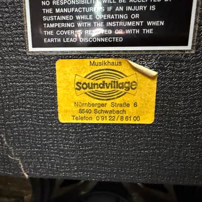 Vox AC-30 TB REV Top Boost 30 Reverb 3-Channel 30-Watt 2x12" Guitar Combo 1970 - 1973 - Black image 13