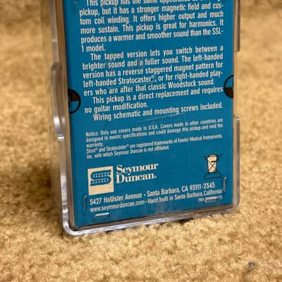 Seymour Duncan Pro Shop SSL-5 Custom Staggered for Strat 11202-05 White Bridge image 4