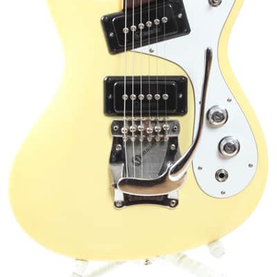 1990s Mosrite The Ventures MK1 Short 22" Scale vintage white image 2