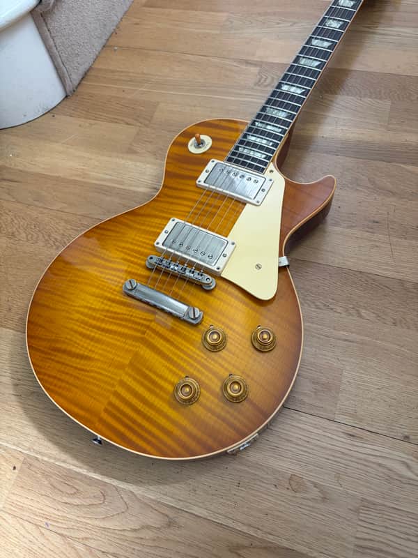 2023 Gibson 1959 Reissue Les Paul Lemonburst Killer Top image 1