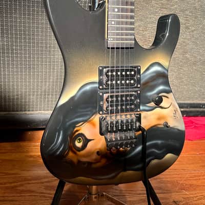 Kramer Nightswan Al Pitrelli 1990 - Dennis Kline Custom Alice Cooper image 6