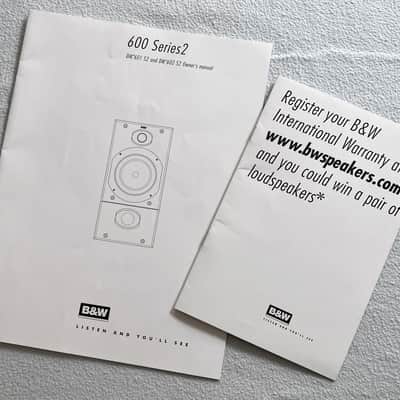 B&W DM601 s2 Bookshelf Loudspeaker Pair - Cherry Finish VG+ Condition, Bi-Wirable, Beautiful Sound image 20