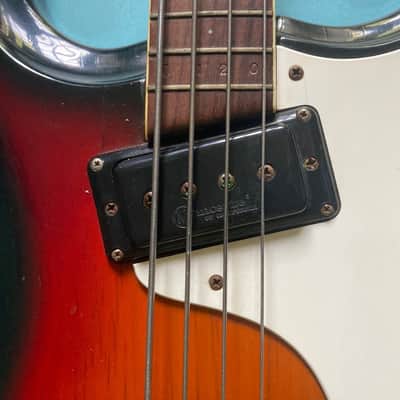 Mosrite Bass 1966 - Ventures style - Sunburst image 11