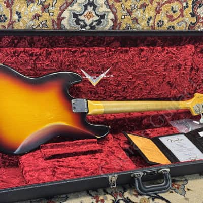 2020 Fender Custom Shop - 60 Jazz Bass Relic 3TSB - ID 5836 image 16