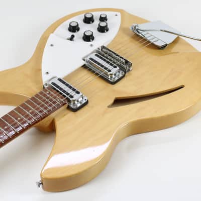 RARE 1995 Rickenbacker 335 One-Off 1960s Reissue – Maple Glo – Near MINT – Toaster Pickups + Original Case image 13