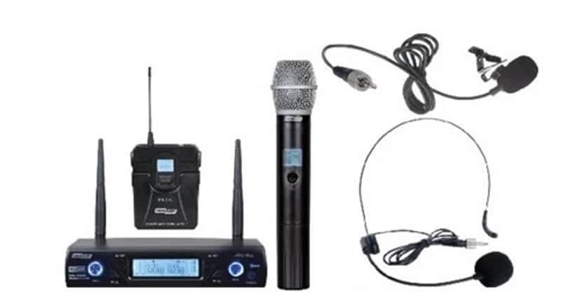 Cordovox UHF Wireless Microphone System – Handheld, Bodypack, Lavalier & Headset – JRU-562 image 1