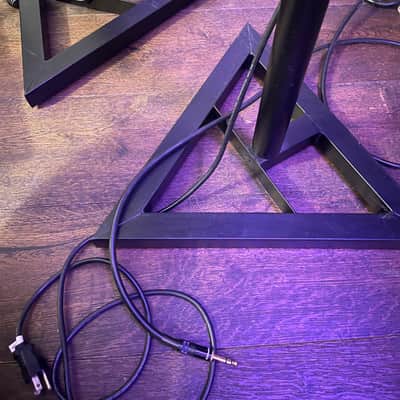 Yamaha HS80M Powered Studio Monitor (Pair) 2000s - Black + Stands (free) image 5