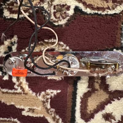 Gotoh Relic Telecaster Wired Control Plate with Jack 500K CTS Pots image 1