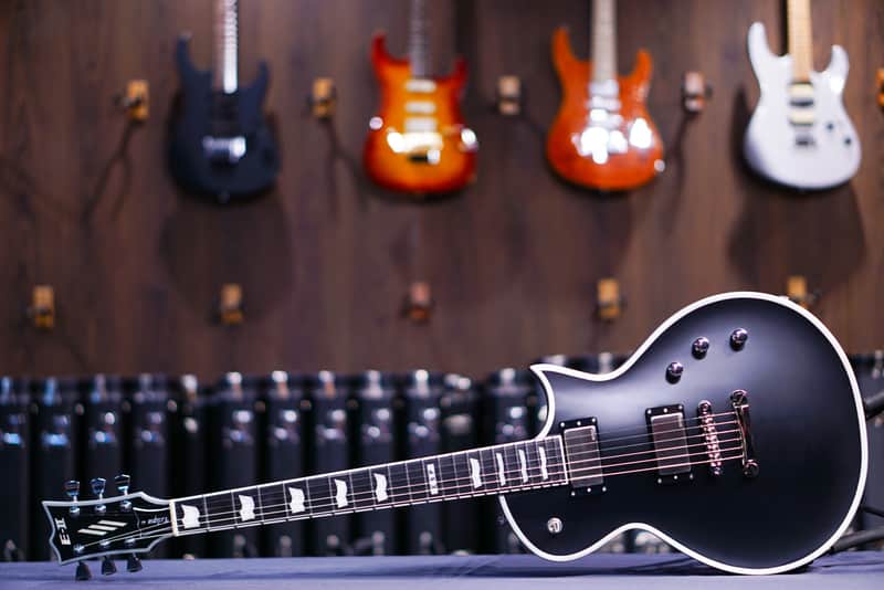 Esp E Ii Eclipse Bb Black Satin | Reverb