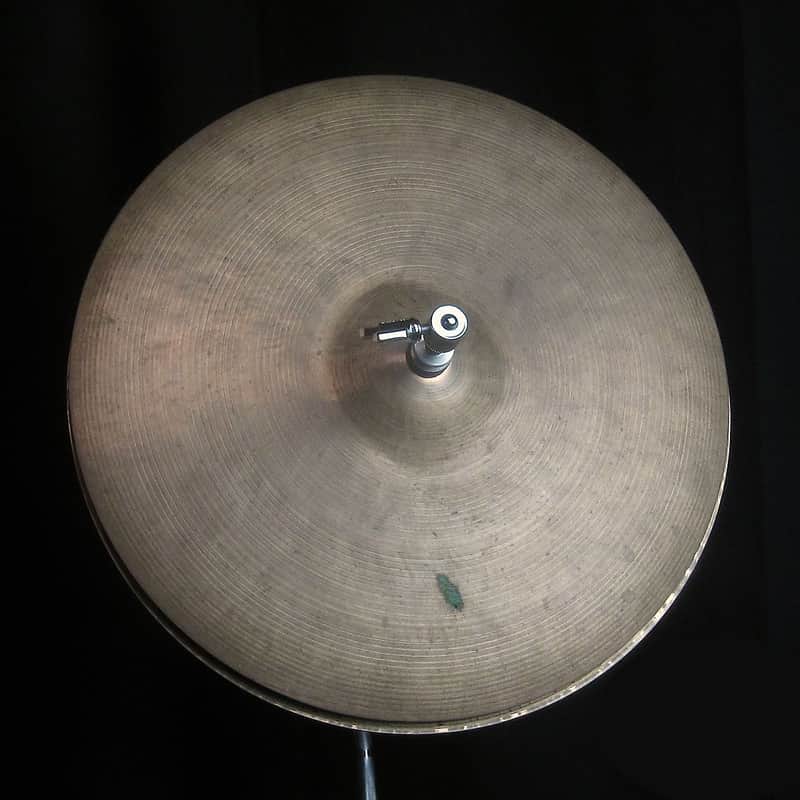 K. Zildjian 15" Intermediate Stamp Hi-Hat Cymbals (Pair) 1959 - 1966 image 1