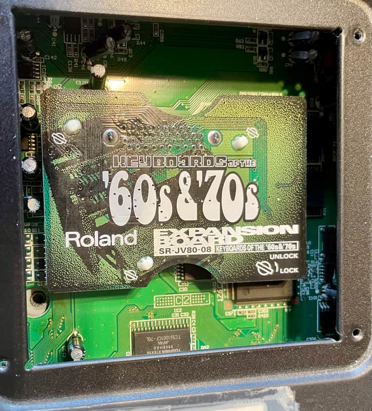 Roland SR-JV80-08 Keyboards Of The '60s & '70s Expansion Board 1990s - Green image 1