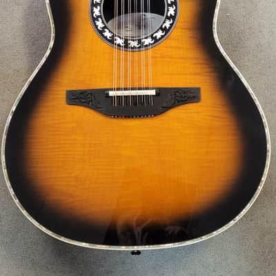 Ovation Custom Legend  12 string 1999 Sunburst image 3