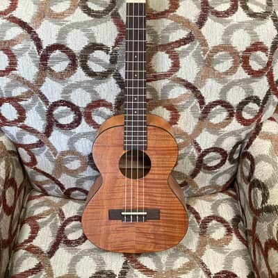 Kala KA-TEME Exotic Mahogany Series Acoustic/Electric Tenor Ukulele with EQ 2010s - Satin Natural image 1