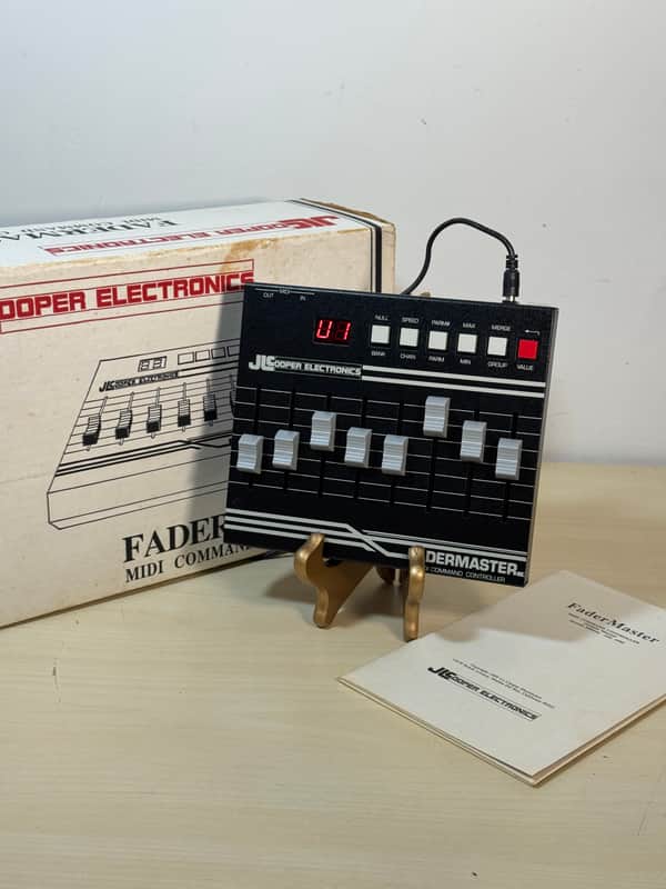 JL Cooper Fadermaster MIDI Fader Controller w/ Box + Manual - Excellent - Vintage! image 1