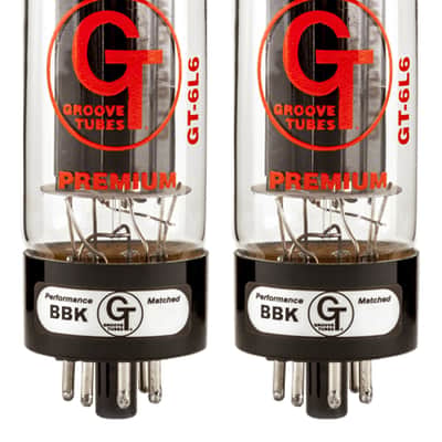 Groove Tubes GT-6L6-SD-M 6L6 Medium Performance Matched DUET/PAIR image 2