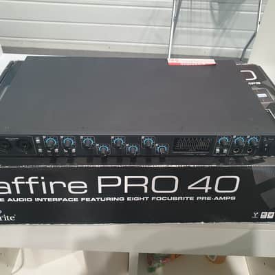 Focusrite Saffire Pro 40 Firewire Audio Interface 2010s - Black image 1