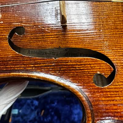 Vintage Antonius Stradiuarius Violin - Cremonensis Faciebat Anno 17 image 4