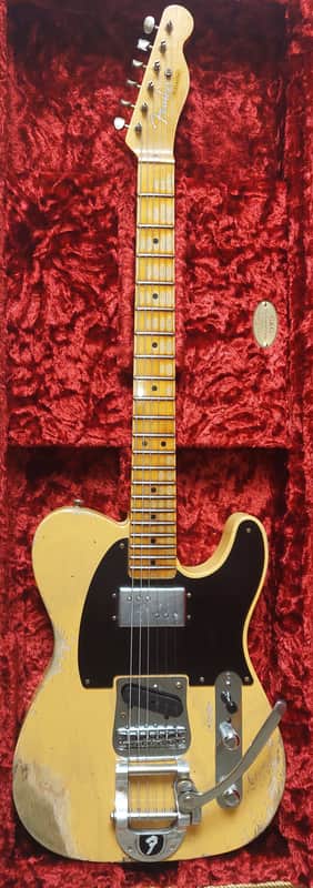 FENDER Cunife Blackguard Telecaster Heavy Relic MN Aged Butterscotch Blonde - Factory Bigsby image 1