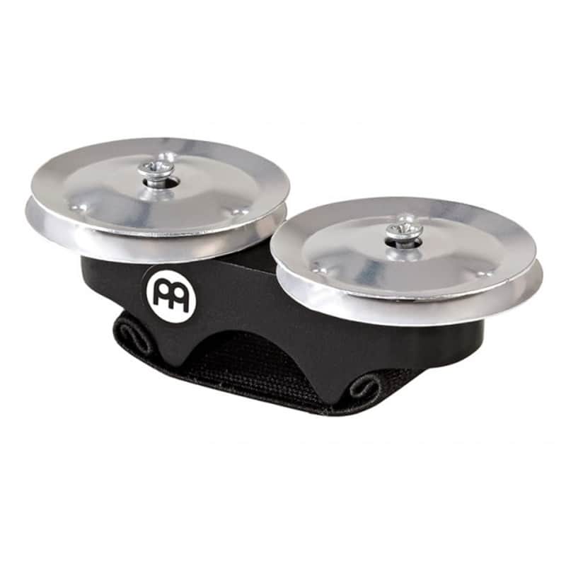 MEINL FJS1A-BK Finger Jingles Shaker mit Aluminiumschellen schwarz image 1