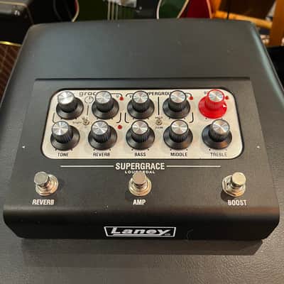 Laney BLACK COUNTRY CUSTOMS SUPERGRACE LOUDPEDAL BILLY CORGAN 60W GUITAR AMP PEDAL 2025 - Black image 2