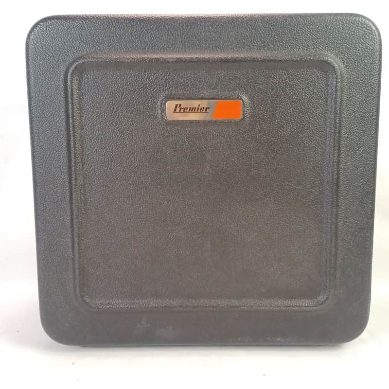 Premier 5.5"x14" Snare Drum Hard Shell Case Vintage 60s-70s England Stand/Sticks image 1