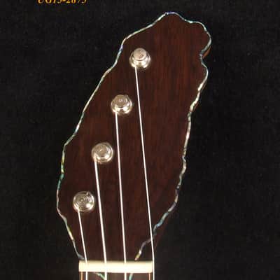 Handmade Concert Ukulele, Solid Taiwania, Pommele, TAIWAN Map, Soft-bag, Bruce Wei UG15-2875 image 1