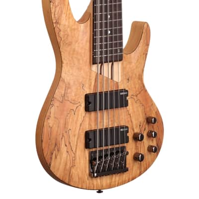 ESP LTD B206SM 6 String Electric Bass Guitar Natural Satin image 9