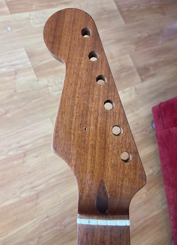 Luthier made Lefty Strat Neck Rare Wood Aguano Masha image 1