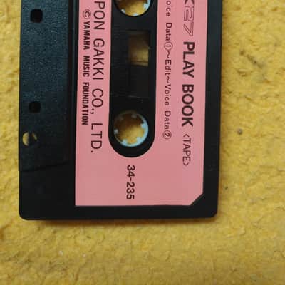 Data Cassette and Data Dump Wiring Harness for the Yamaha DX27 Programmable Algorithm Synthesizer 1985 - Black