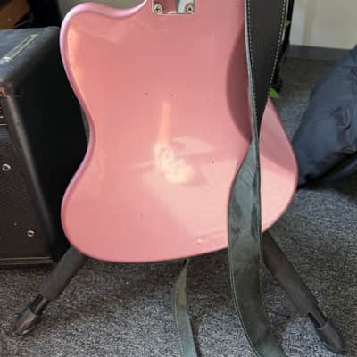 Fender Custom Shop '64 Reissue Jaguar Journeyman Relic Burgundy Mist Metallic image 6