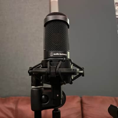 Audio-Technica AT2035 Large Diaphragm Cardioid Condenser Microphone 2010s - Black image 1