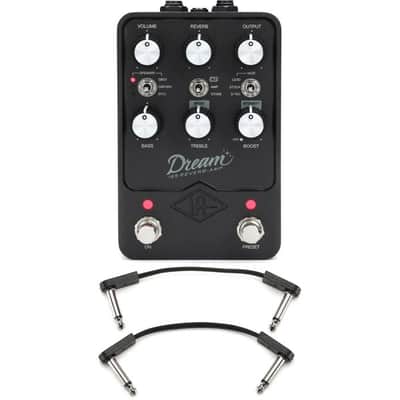 Universal Audio Dream '65 Reverb Amp Pedal with 3 Patch Cables image 3