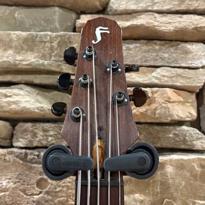 Fleishman 5-String Natural Dragon Bass *AS-IS NEEDS WORK* w/ Flight Case image 3