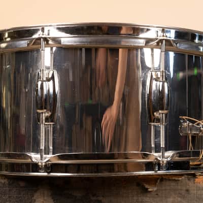 1990 Ludwig 6.5x14 LR-751 Rocker Snare Drum image 6